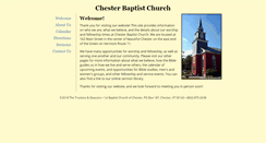Desktop Screenshot of chesterbaptist.org