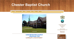 Desktop Screenshot of chesterbaptist.com